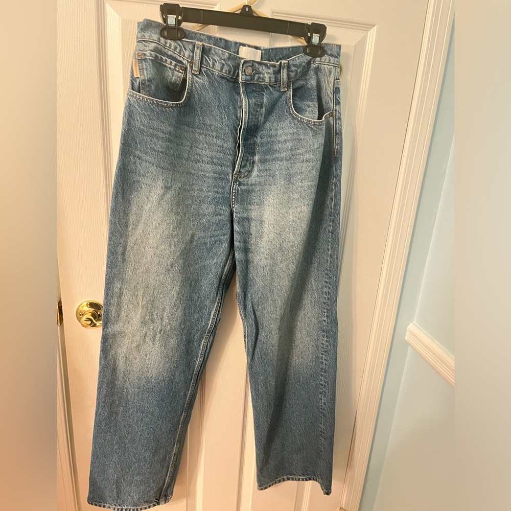 Boyish Straight Leg Medium Wash Jeans